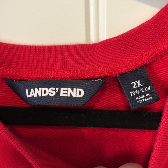 2xl Lands End Sweat Shirt - Picture 3 of 3